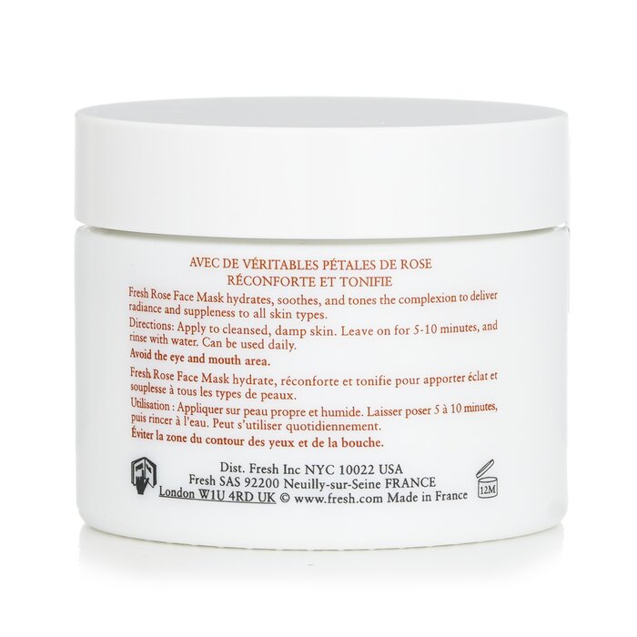 FRESH - Rose Face Mask