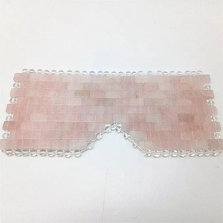 Rose Quartz Facial Mask Jade Eye Mask Face Mask for Beauty by via