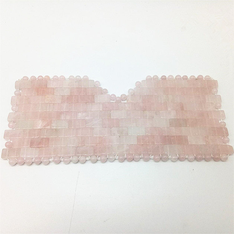 Rose Quartz Facial Mask Jade Eye Mask Face Mask for Beauty by via